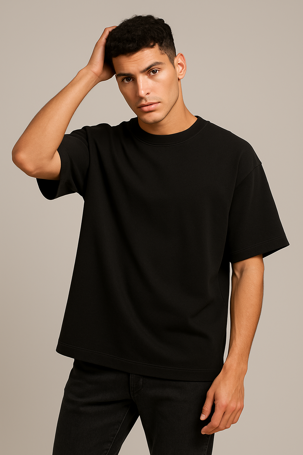 Solid Unisex Premium Terry Oversized T-Shirt – 280 GSM