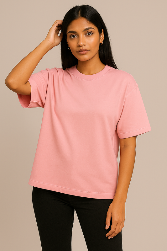 Solid Unisex Premium Terry Oversized T-Shirt – 280 GSM