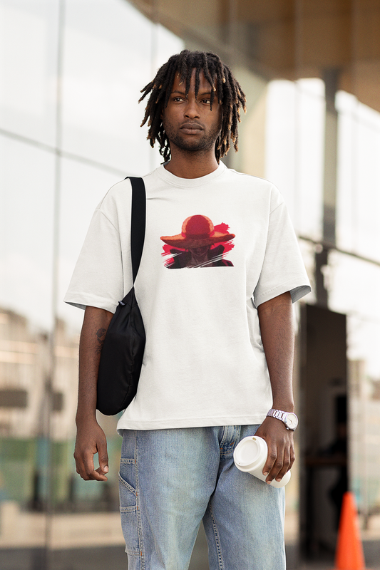 Monkey D Luffy - Premium Unisex Oversized Classic Tee – 240 GSM