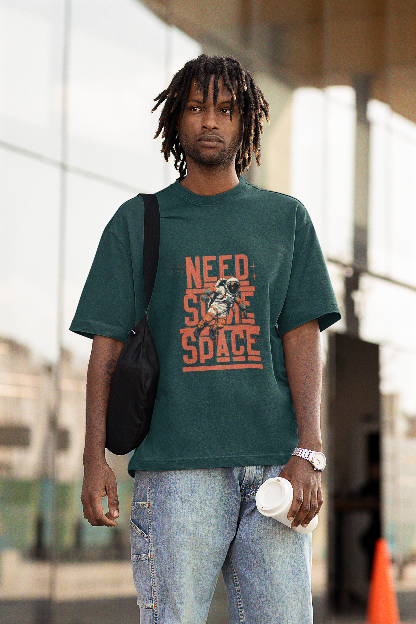 Need Some Space - Premium Unisex Oversized Classic Tee – 240 GSM