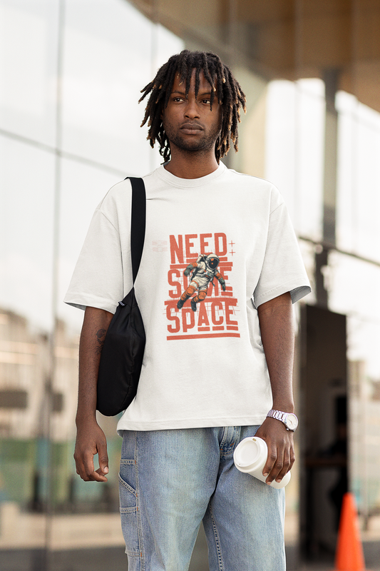 Need Some Space - Premium Unisex Oversized Classic Tee – 240 GSM