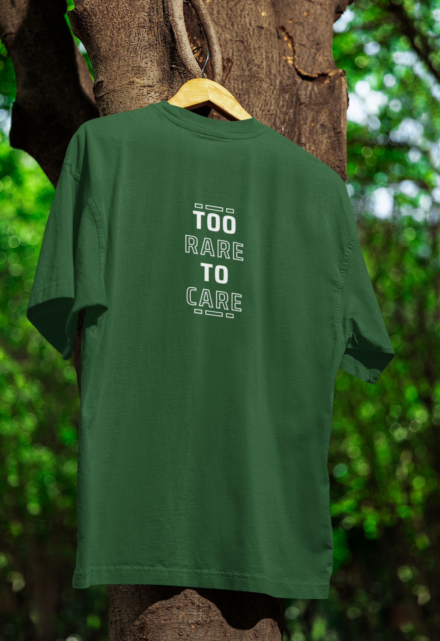 Too Rare to Care - Premium Unisex Oversized Classic Tee – 240 GSM